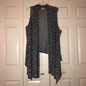 ❤️ Open Knit Cardigan - Blue/White